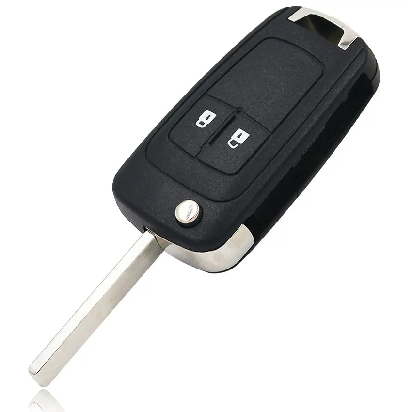 2 кнопки, 3 кнопки, 4 кнопки Keyless-go складной дистанционный ключ для Chevrolet 433 МГц с чипом ID46 HU100 Balde(после рынка