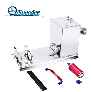 

ESPEEDER Can Aluminum Racing 5L Oil Fuel Catch Tank Universal Oil Reservoir High Capacity Can Aluminum Racing Car Modified Parts