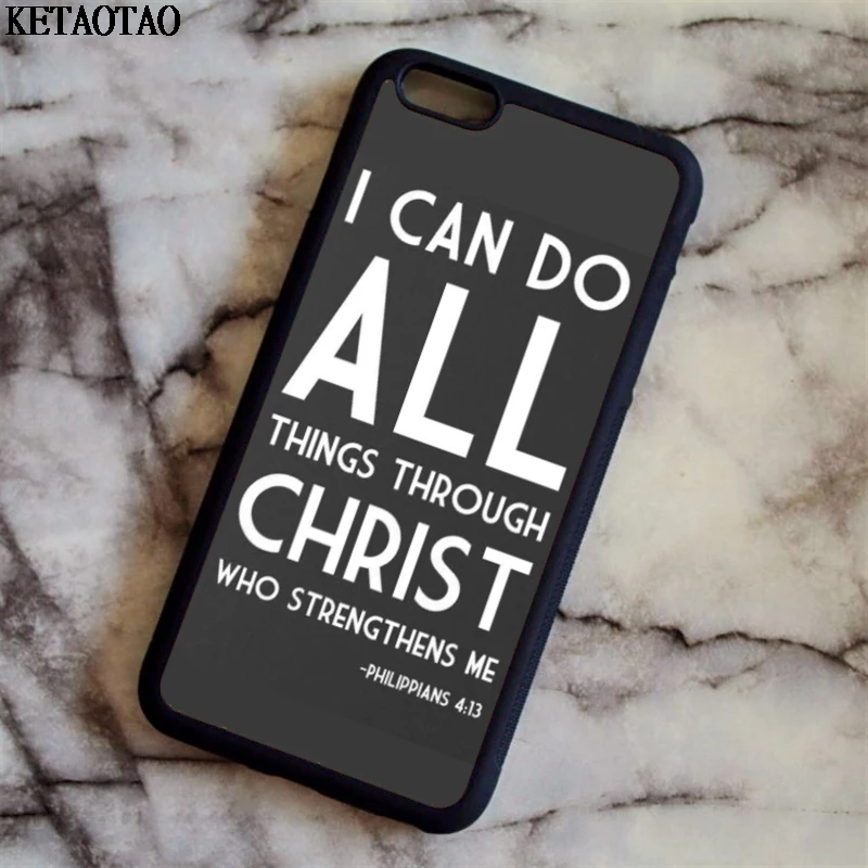 KETAOTAO Jesus - CHRIST CHRISTIAN cross Phone Cases for iPhone 4S 5C 5S 6S 7 8 Plus X Samsung Case Soft TPU Rubber Silicone | Мобильные