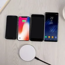 Новое Белое портативное беспроводное быстрое зарядное устройство Qi зарядный адаптер док-станция чехол для Apple IPhone X XS XR Max 8 Plus аксессуар Горячий