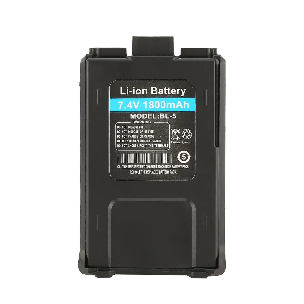 

1800mAh Li-ion Battery For Baofeng UV-5R UV-5RE Walkie Talkie Two Way Radio