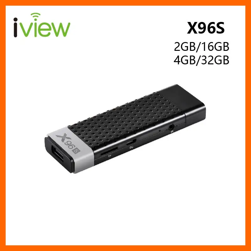 

Android TV Stick X96S Amlogic S905Y2 Quad Core Android 8.1 DDR4 H.265 HEVC Ultra HD 4K BT4.2 Smart TV Stick