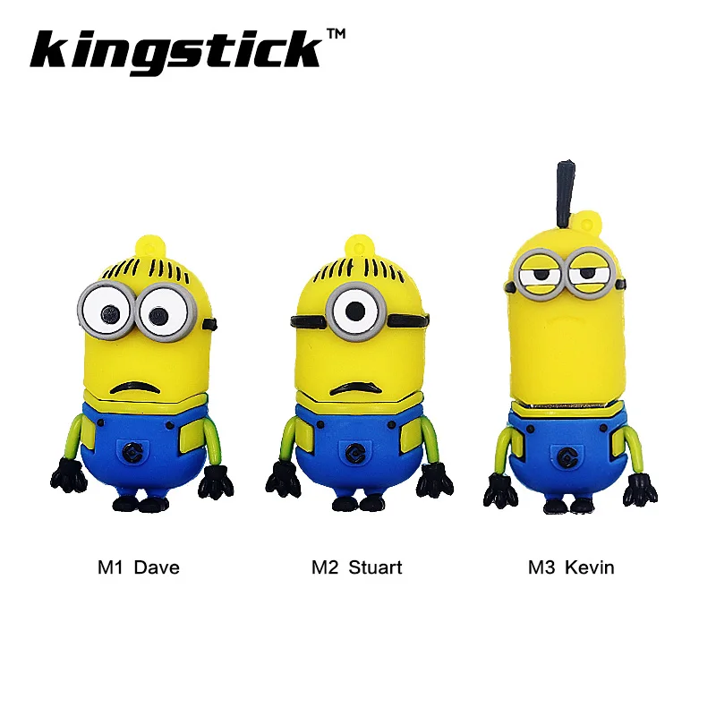 

Cute minions USB Flash Drive Pen drive 8GB 16GB 32GB 64GB 128GB cle usb Pen Drive Memoria usb stick 4GB pendrive animado