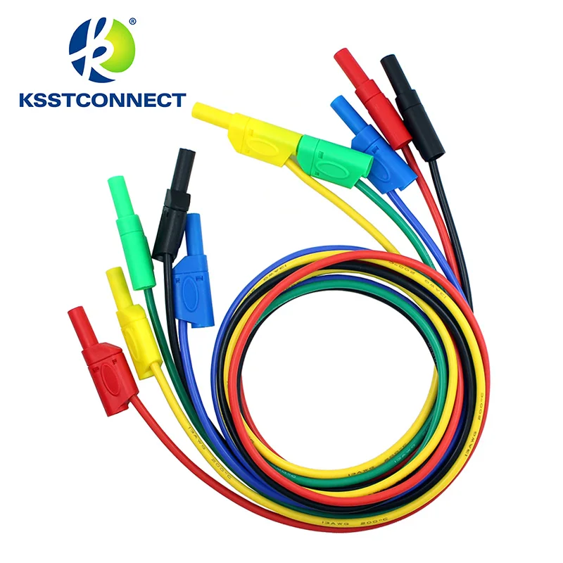 TL440 1 0 метров Высокое качество 13AWG гибкие силиконовые испытательные выводы