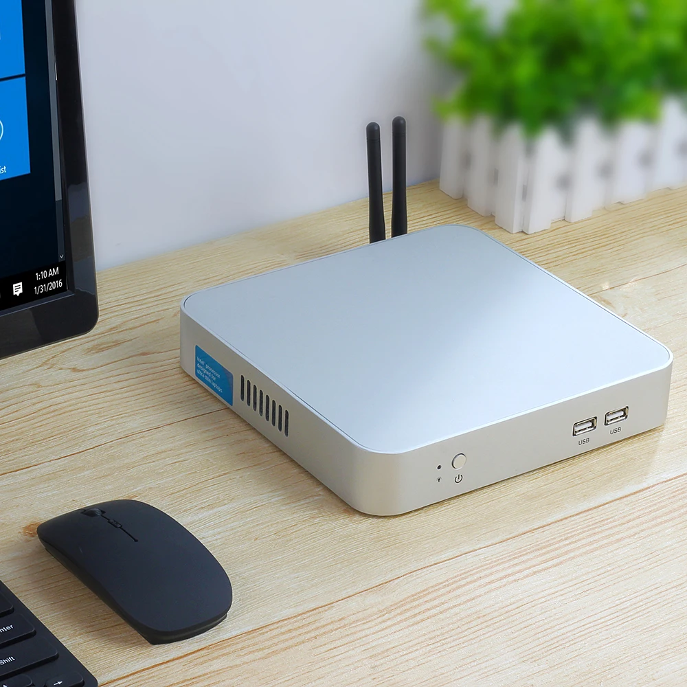 Mini PC i7-7500U i5-7200U i3-7100U Windows 10 & 8.1 Linux 4K UHD HDMI VGA 6*USB 300M WiFi Dual Storage Gigabit Ethernet HTPC Mini PC i7-7500U i5-7200U i3-7100U Windows 10 & 8.1 Linux 4K UHD HDMI VGA 6*USB 300M WiFi Dual Storage Gigabit Ethernet HTPC