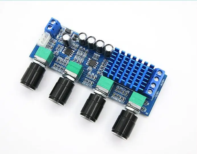 TPA3116 D2 80W+80W Dual channel Digital Audio Treble Bass Regulating Preset Pre amplifier Board Amplificador