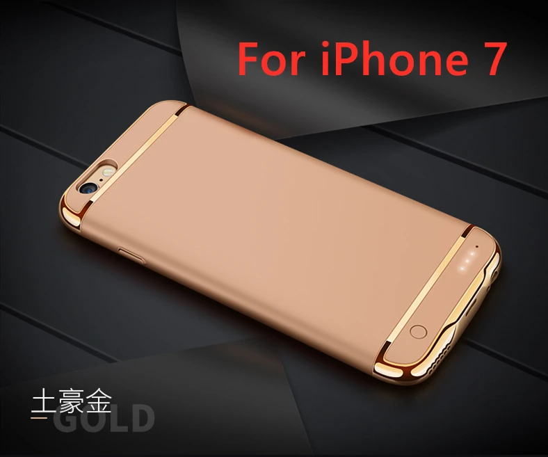Новинка зарядное устройство чехол для iPhone 6 6 S 6 plus power Bank ультра тонкий внешний резервный аккумулятор чехол для iPhone 7, 7 plus - Цвет: For iPhone 7