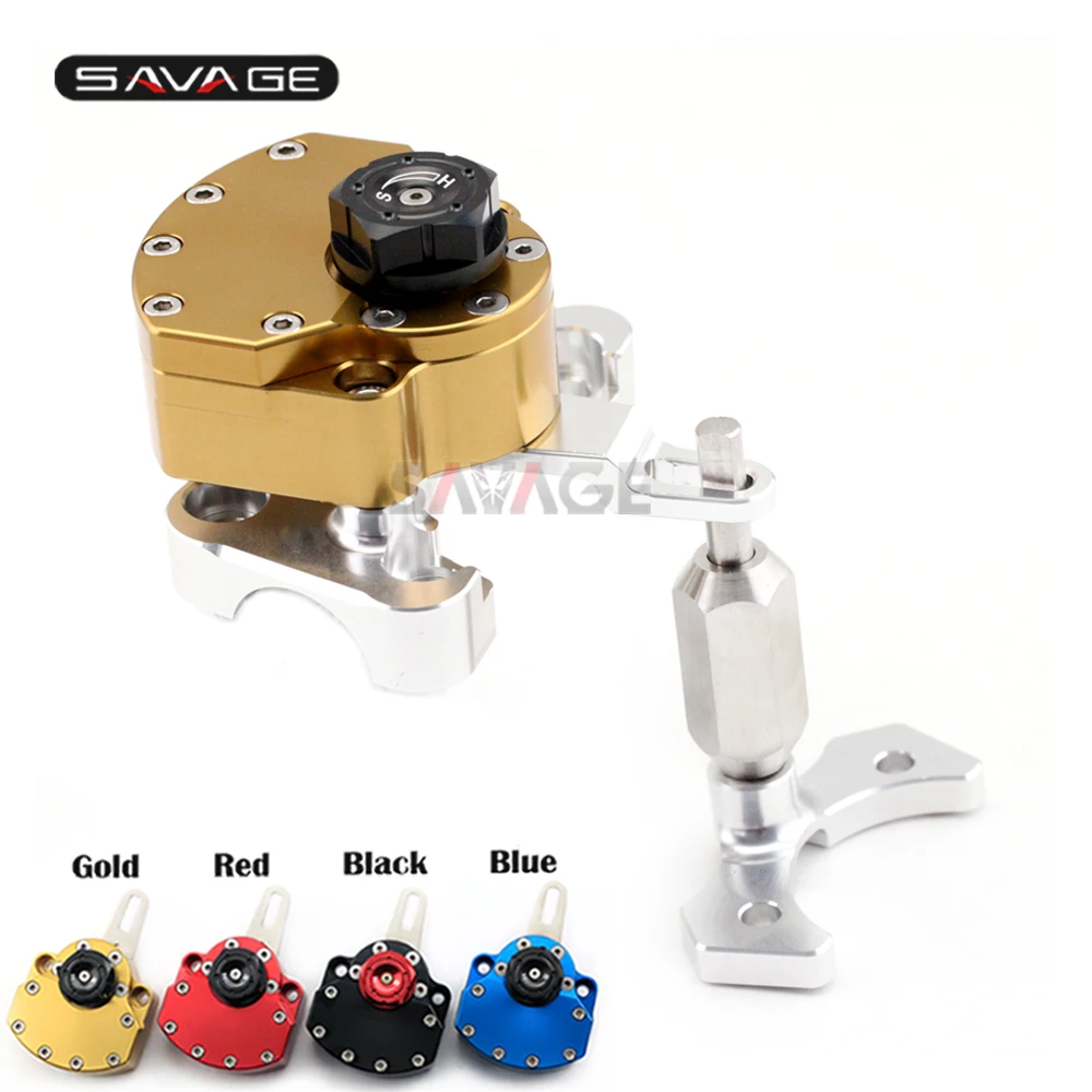 

Reversed Safety Steering Damper For DUCATI MONSTER 696 2008-2014 Motorcycle Adjustable Stabilizer with Mount Bracket