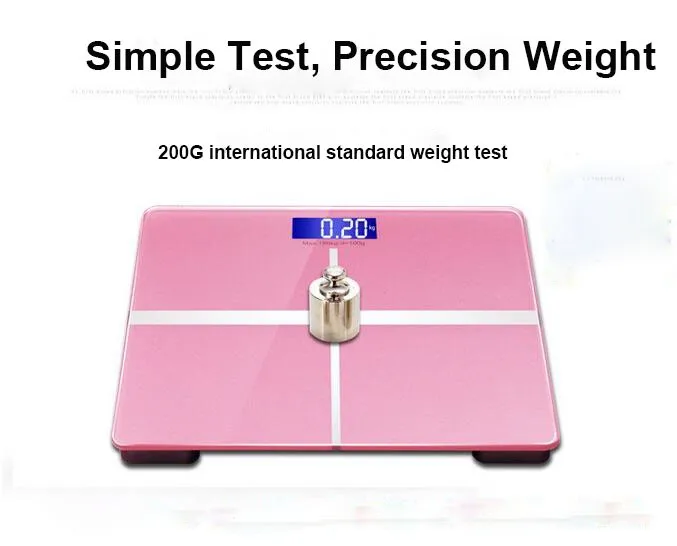 Точность 180 кг 0,1 кг персональные весы электронная ванная комната человеческое тело пол весы Портативный Взвешивание тела баланс устройство для снижения веса