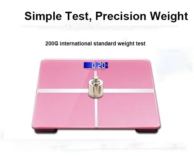 Precision 180KG 0.1KG Personal Scales Electronic Bathroom Human Body Floor Scale Portable Body Weighing Balance Weight Device