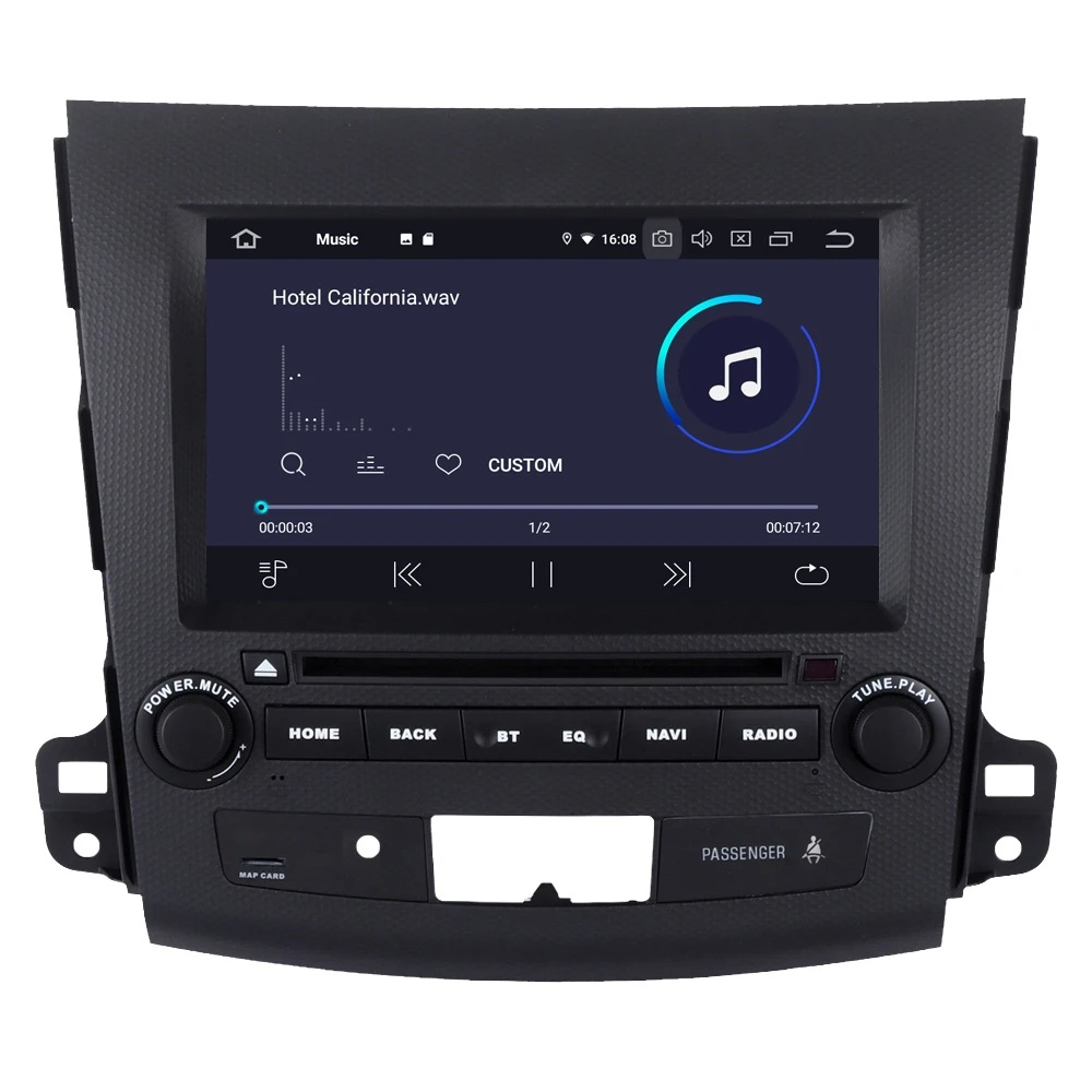 Perfect For Mitsubishi Outlander XL EX Android 9.0 2G+16G Quad Core Autoradio Car DVD Radio Stereo GPS Navigation Multimedia Player 4