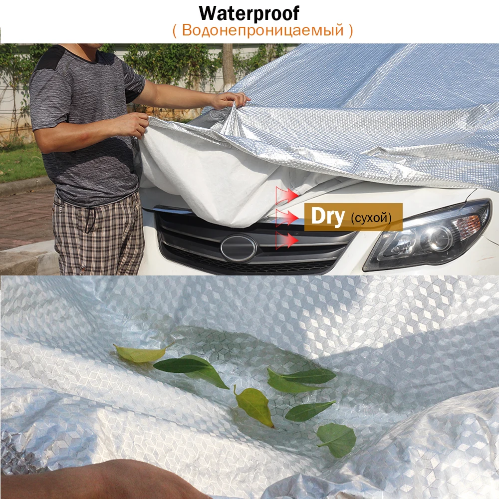 Material Water Resistant Car Cover Special Design for Fiat Punto