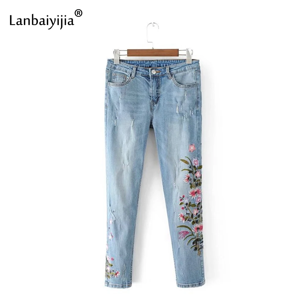 bleached ripped jeans