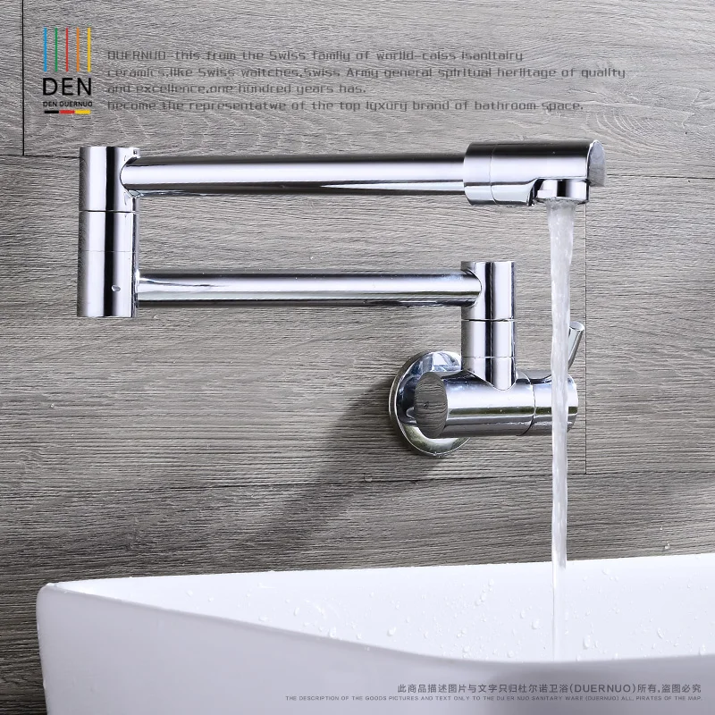 

kitchen sink faucet 360 degree rotating folding hot and cold water faucet