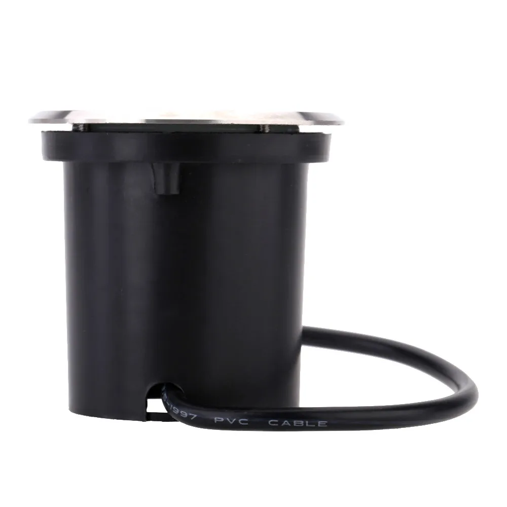 12V LED Underground Light Lamp 24V DC Outdoor Garden Inground Lamp 3W RGB Recessed Floor Landscape Spot Lights 220V 110V IP67 led underground light