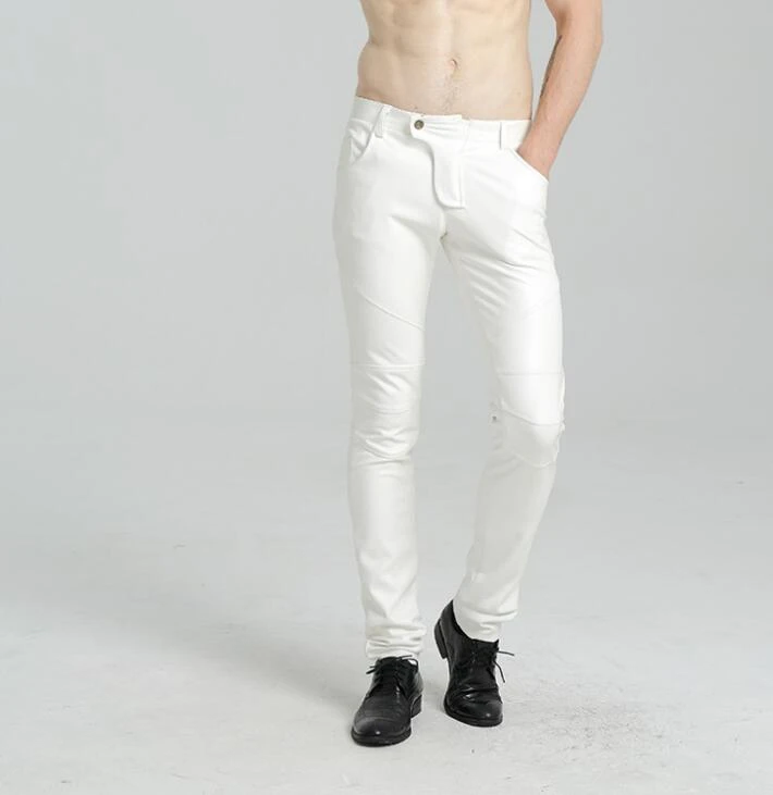 White pu trousers Clearance