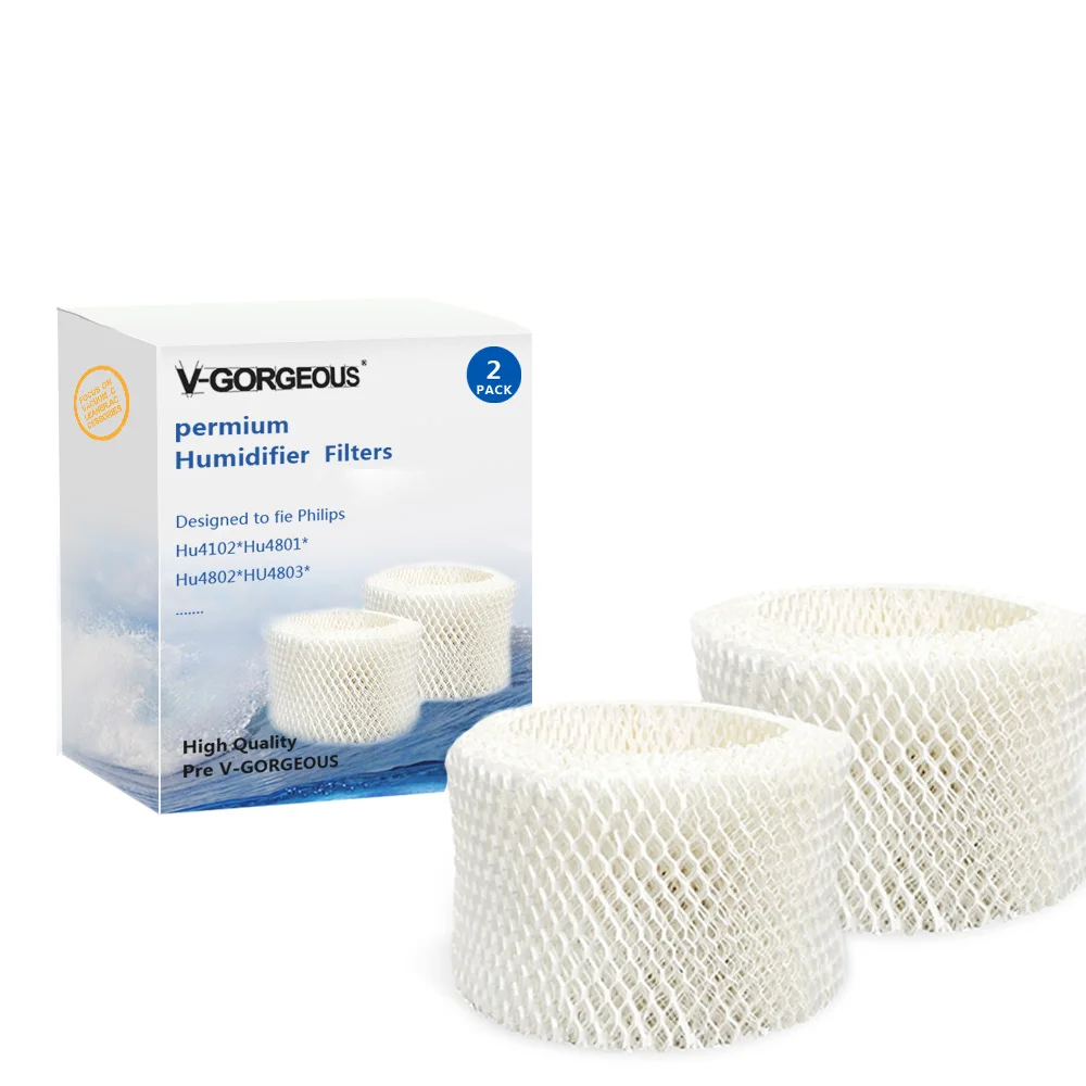 

2Pcs Air Humidifier Parts Filter bacteria and scale for Philips HU4801 HU4802 HU4803 HU4811 HU4813 Humidifier Parts
