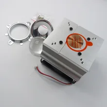 Теплоотвод вентиляторы DC12V+ 44 мм стеклянные линзы наборы для 20 Вт 30 Вт 50 Вт 100 Вт высокой мощности Led