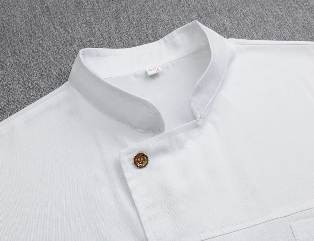 Униформа для ресторана рубашки Цвет короткий рукав куртка повара Еда для вызова обслуживания в отелях Кухня рабочая одежда Для мужчин Для