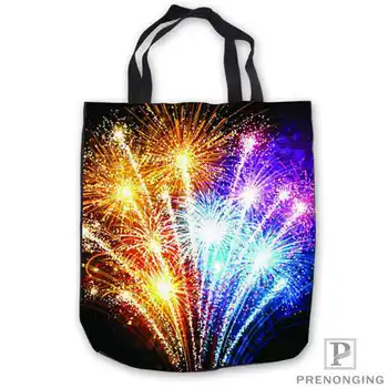 

Custom Canvas FireworksTote Hand Bags Shopping Bag Casual Beach HandBags Casual 180713-03-8.