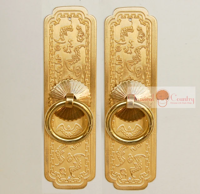 Buy A Pair of Handles Chinese Furniture Brass Hardware
