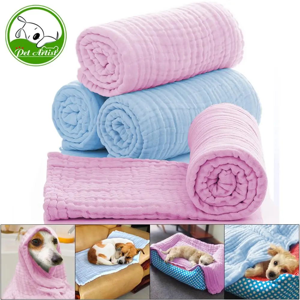 Buy Soft Cotton Pet Dog Cat Blanket Towel Warm House