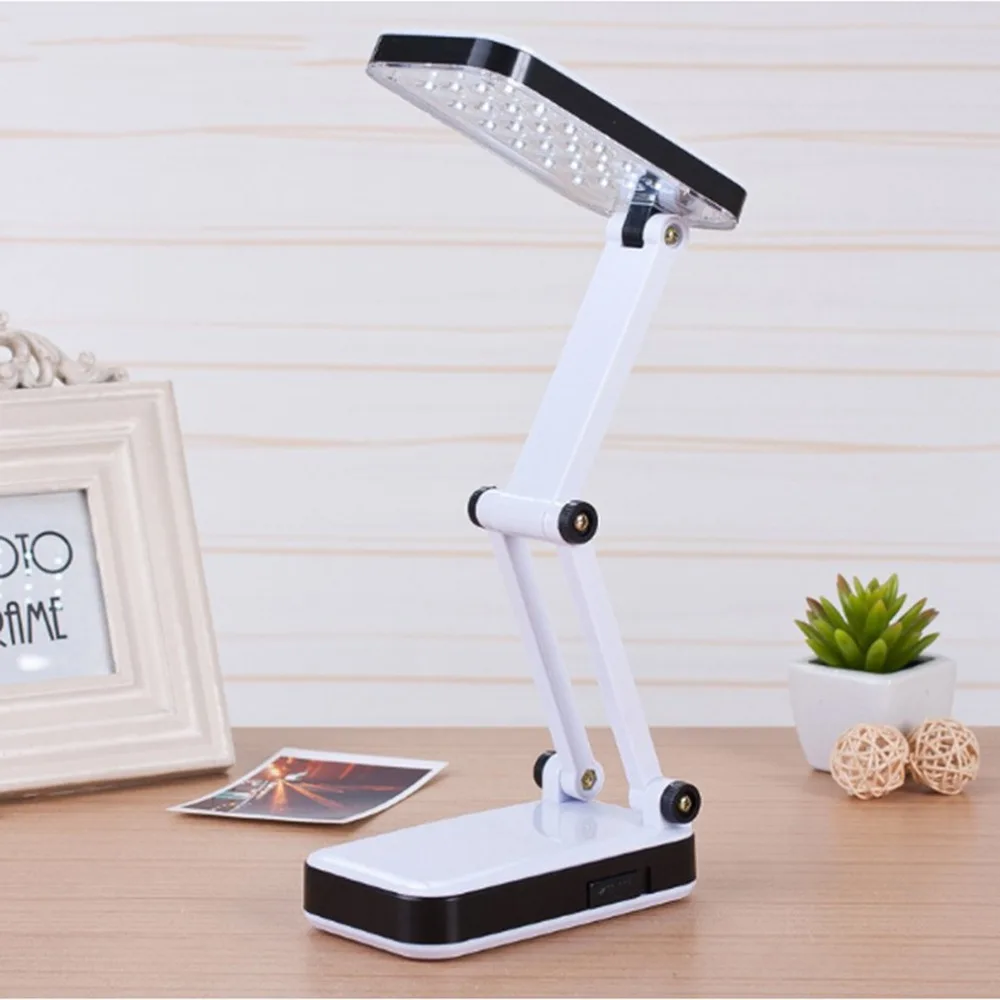 

Foldable LED Table Lamp Rechargeable 24 LEDs Folding Desk Lamp Student Reading Writing Dormitory Lighting