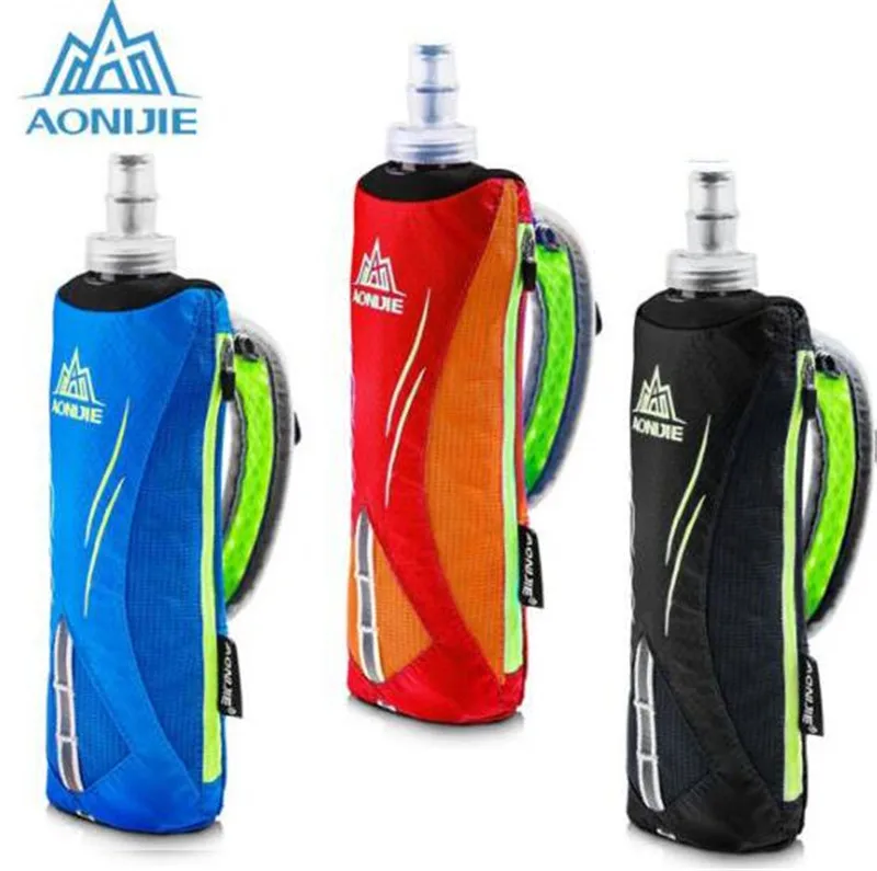 

AONIJIE Waterproof Nylon Marathon Kettle Pack Outdoor Sport Bag Hiking Cycling Running Hand Hold Optional Kettle Bag For Men Wom
