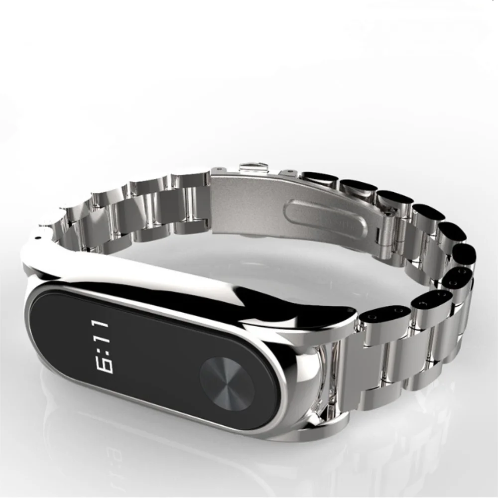 GEMIXI Ремешки для наручных часов, магнит, нержавеющая сталь, роскошный ремешок, металлический браслет, замена 14-21 см, модный ремешок для Xiaomi Mi, 2