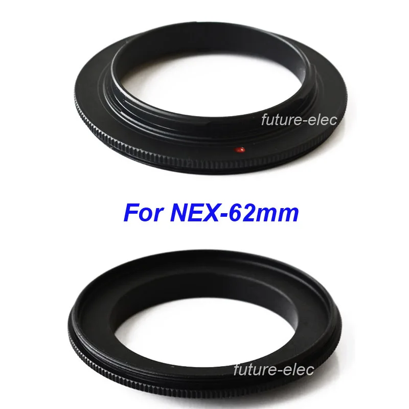 62 62mm Macro Reversing Reverse Camera Lens Lenses Adapter Converter Ring Close Up for Sony NEX