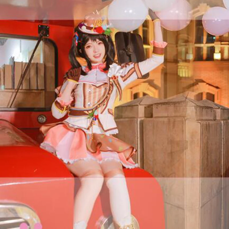 Rolecos японского аниме Love Live! Костюмы для косплея мороженое возбуждение Косака
