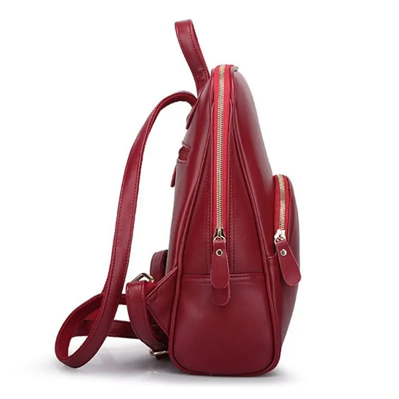 Women Reizen Backpack For Teenagers Girls Laptop Waterproof Female Casual Motorcycle Zipper Genuine Leather Bags Designer Women Reizen Backpack For Teenagers Girls Laptop Waterproof Female Casual Motorcycle Zipper Genuine Leather Bags Designer