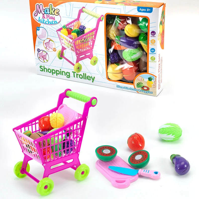 Миниатюрные кухонные игрушки для детей, пластиковые фрукты, еда, вырезание, ролевые игры, домашние игры для мальчиков и девочек, игры для детей, обучающие игрушки для детей - Цвет: 430-11