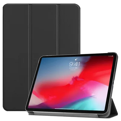 Стенд флип чехол для ноутбука для iPad Pro 11 Смарт Магнитный PU кожаный складной планшет рукав держатель для iPad Pro 11 дюймов крышка - Цвет: Черный
