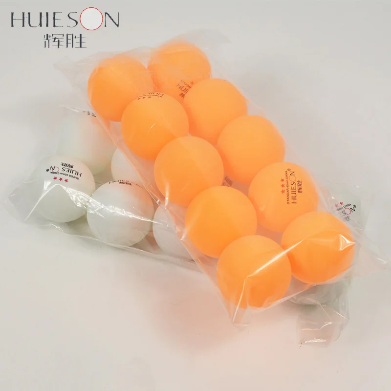 

Huieson 10pcs/bag 3 Star Professional Table Tennis Ball 40mm Diameter 2.9g Plastic Ping Pong Balls for Fitness Competition Train