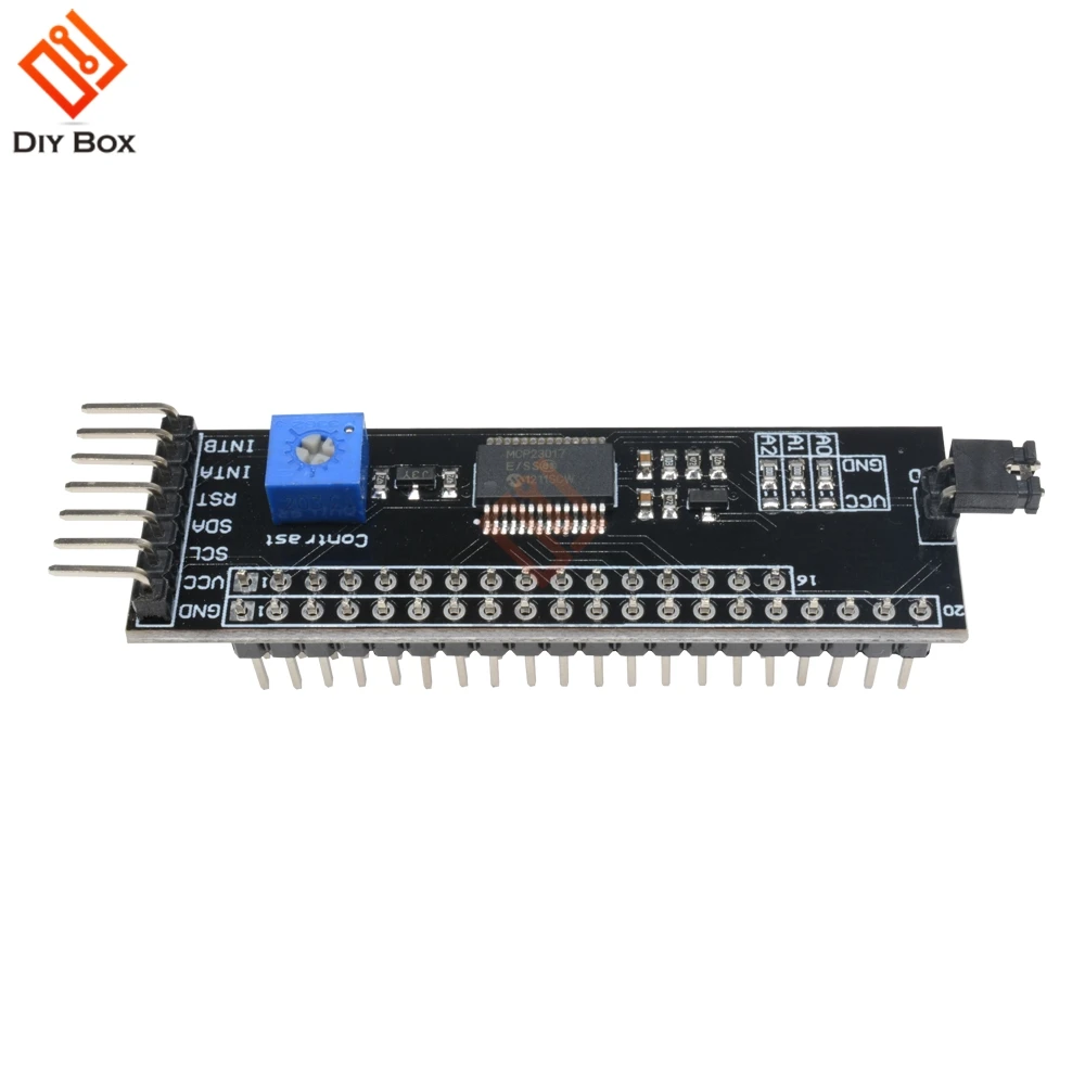 5 в MCP23017 1602/2004/12864 ЖК драйвер модуля IIC I2C последовательный интерфейс адаптер плата
