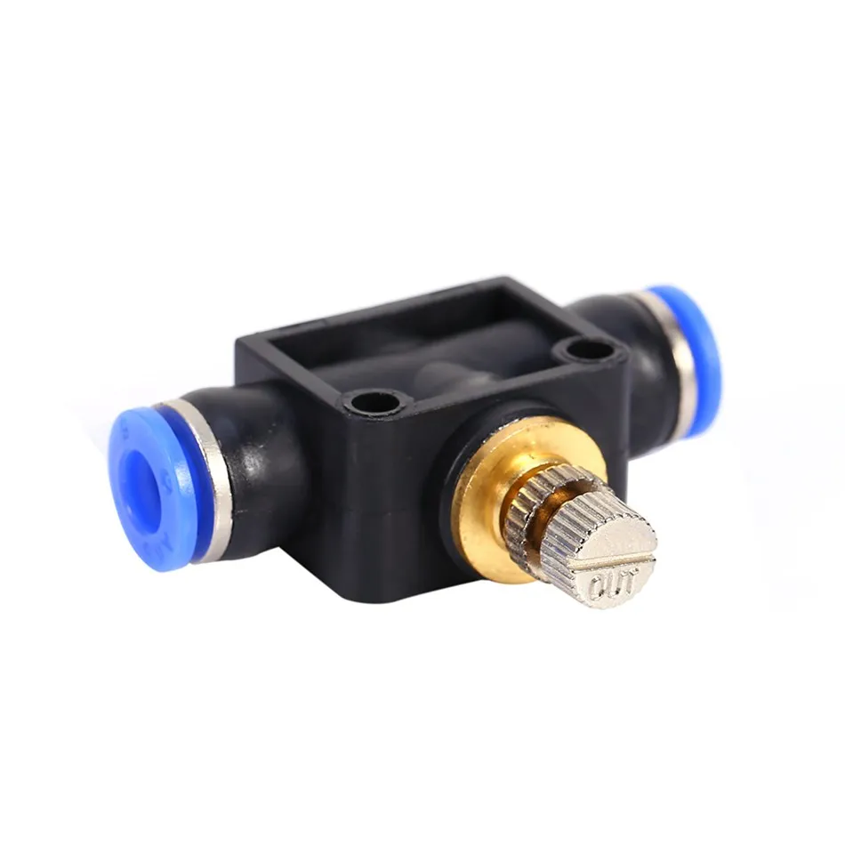 

Governor Throttle Valve Pneumatic Fittings Air Flow Speed Control Pneumatic Components Rapid Push Pipe