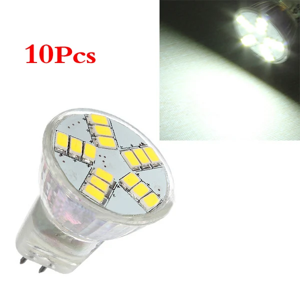 

10x MR11 G4 4W 15 SMD 5630 LED Light Energy Saving Spotlight Bulb Lamp 12V Day White