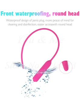 NEW 10 Speed Long Urethral Vibrator Catheter Penis Plug Sex Toys for Men Vibrating Urethra Sound Dilator Massager Dildo Vibrator 6