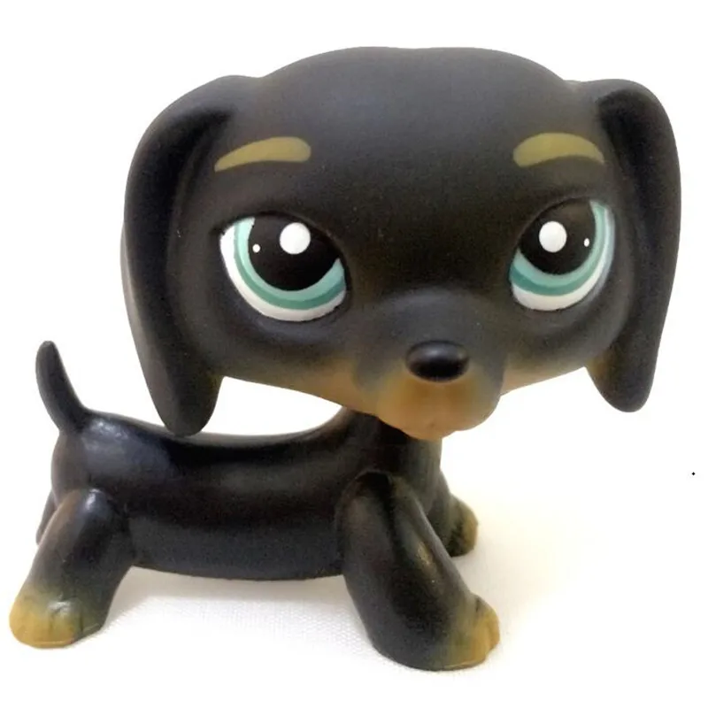 Игрушки Lps для домашних животных стоящая редкая маленькая собака колли кокер
