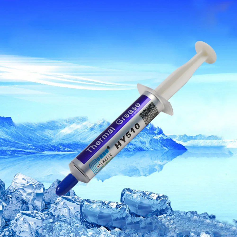 

High Grade Stability HY510 5g Grey Thermal Conductive Grease Paste Compound Silicone For CPU Chipset Cooling Silicone Grease #4