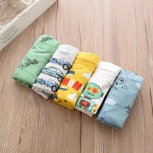 HPBBKD, 5 шт./лот, детское нижнее белье для мальчиков детские шорты с героями мультфильмов, трусы-боксеры для мальчика, трусы для подростка, От 2 до 14 лет, BU030