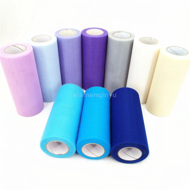 25 yards  pink Tulle Roll Spool Tutu Wedding Decoration Baby Shower Organza Laser DIY Crafts Birthday Party Supplies 6Z (18)