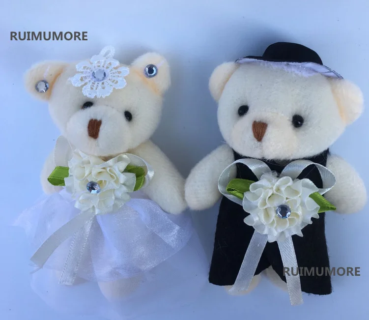 Wedding Bear Cute Plush Toys , Party Gift Plush Doll TOY ; 1PAIR