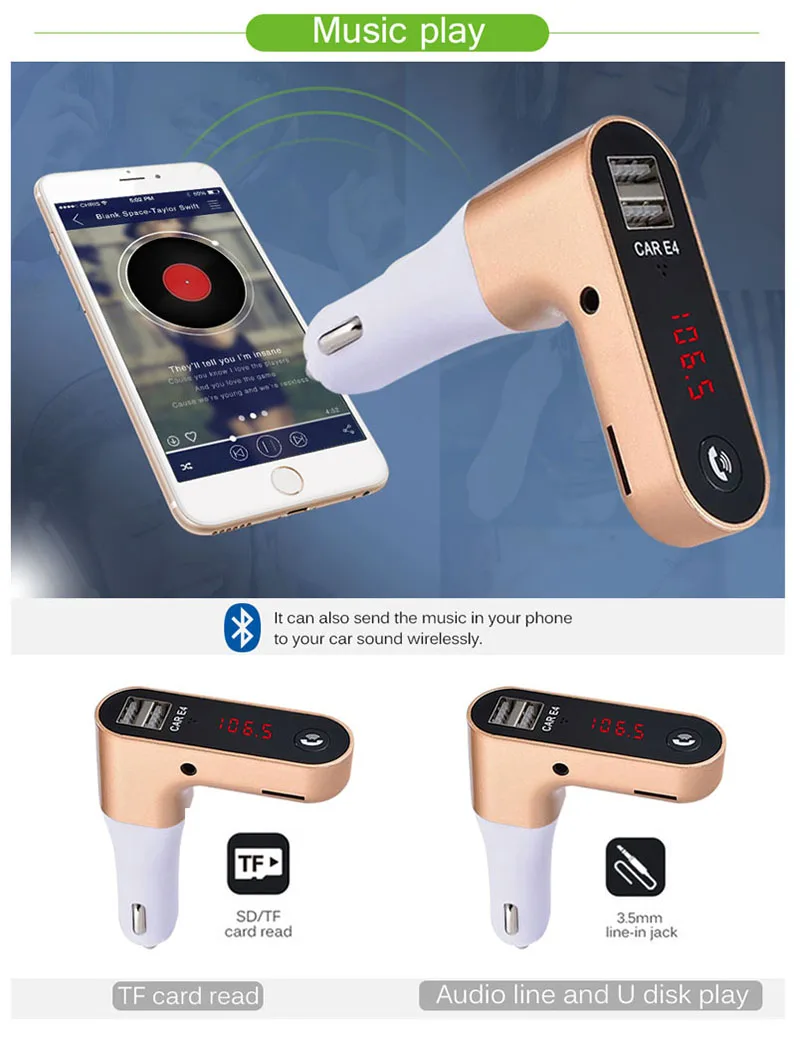 E0045-E4 Bluetooth FM-5