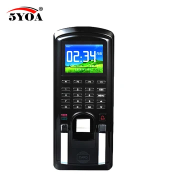 

5YOA Fingerprint Password Key Lock Access Control Machine Biometric Electronic Door Lock RFID Reader Scanner System