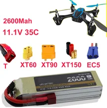 35c alta taxa de bateria LIPO 3 s 11.1 v 2600 mah li-poli 35C bateria drone aircraft baixa resistência fpv bateria recarregável