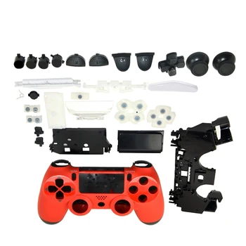

Gamepad Controller Housing Shell W/Buttons Kit for PS4 Handle Cover Case full set