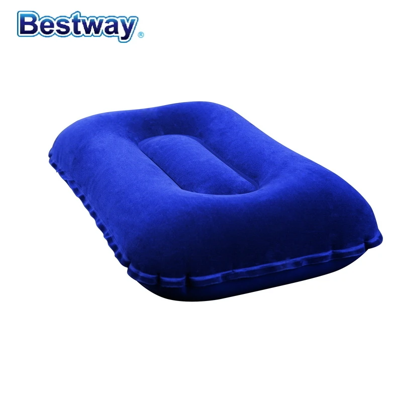 67121 Bestway 4 шт. 42x26x10 см Флокированная воздушная подушка для туризма 16,5 "x 10" x 4 "надувная подушка для дома и кемпинга наружная воздушная подушка
