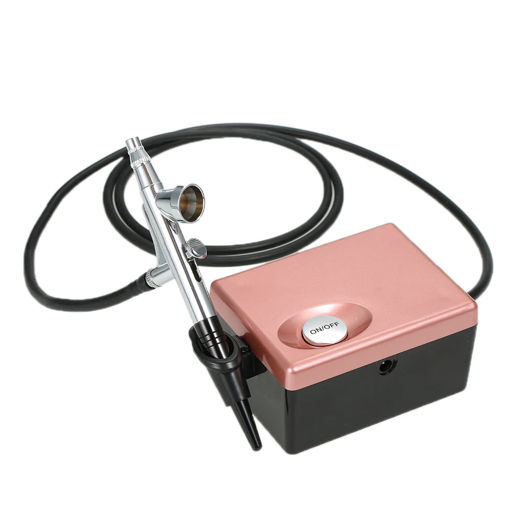 

Airbrush Compressor Kit Makeup Spray Gun Art Beauty Face Painting Makeup Cosmetic Starter Kit with Mini Air Compressor